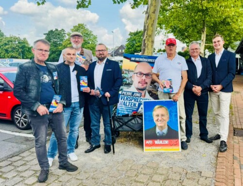 Pressemitteilung – AfD Hamm zeigt Flagge in Bockum-Hövel – Großer Zuspruch am Infostand