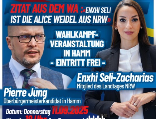 Einladung – Enxhi Seli Zacharias zu Gast in Hamm – Vortrag und Veranstaltung am 11. September 2025