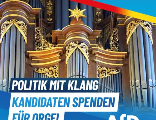 Pressemitteilung – AfD-Kandidaten Schäfer und Blümel spenden für St.-Regina-Orgel in Rhynern