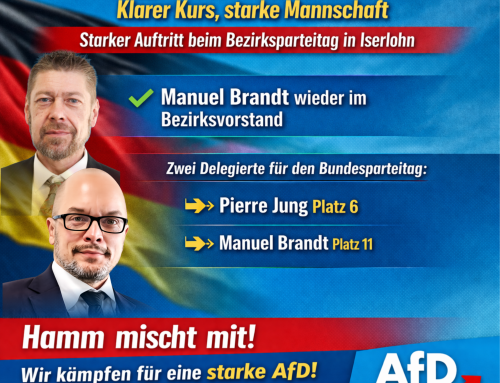Bericht vom AfD Bezirksparteitag in Iserlohn am 21. März 2026