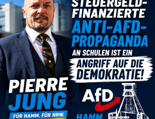 Pierre Jung: „Politische Indoktrination an Schulen wird die wachsende Zustimmung für die AfD nicht stoppen“