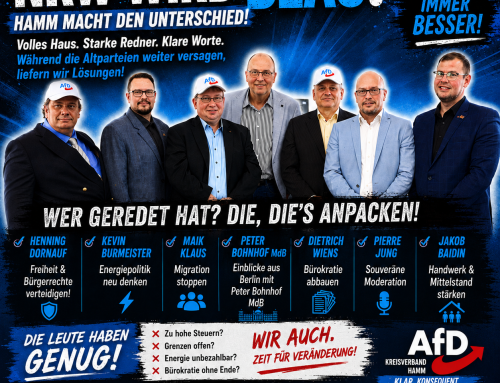 NRW wird blau – Starke Redner, klare Botschaften und große Zustimmung in Hamm